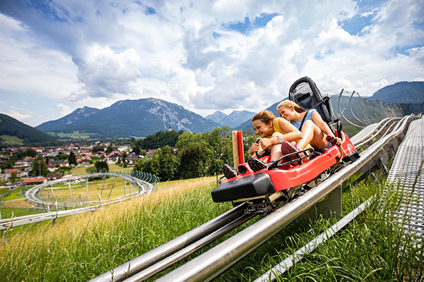 Spektakulär: der Chiemgau Coaster in Ruhpolding.